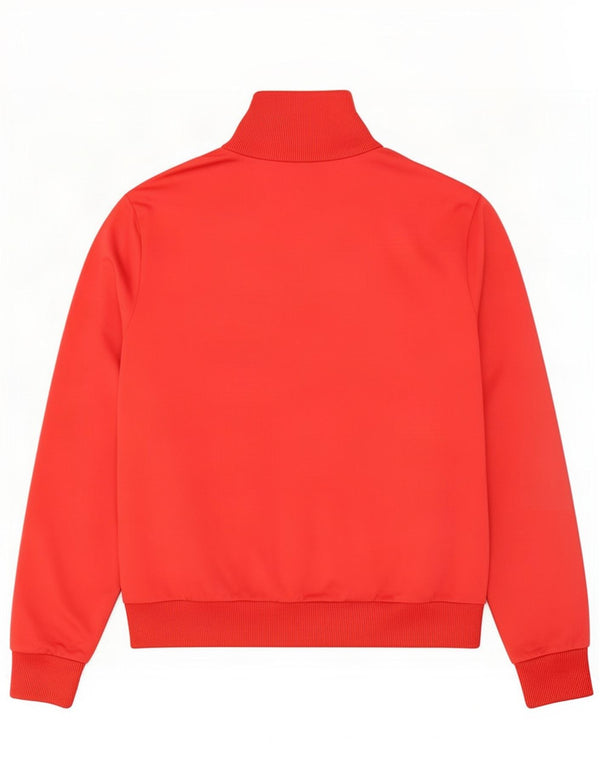 Puma Veste de survêtement pour homme Large Rouge Colorblock Polyester
