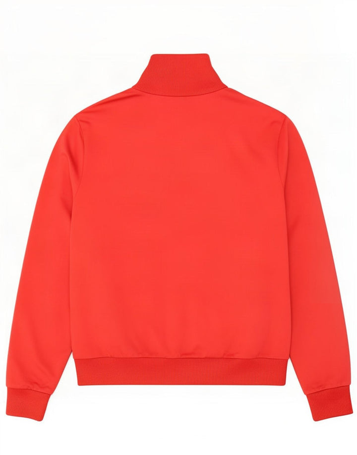 Puma Veste de survêtement pour homme Large Rouge Colorblock Polyester