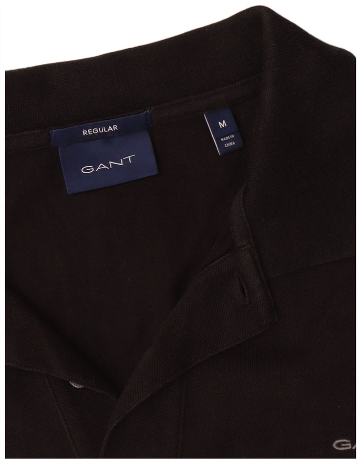 Gant Polo Regular Homme Noir Moyen Coton