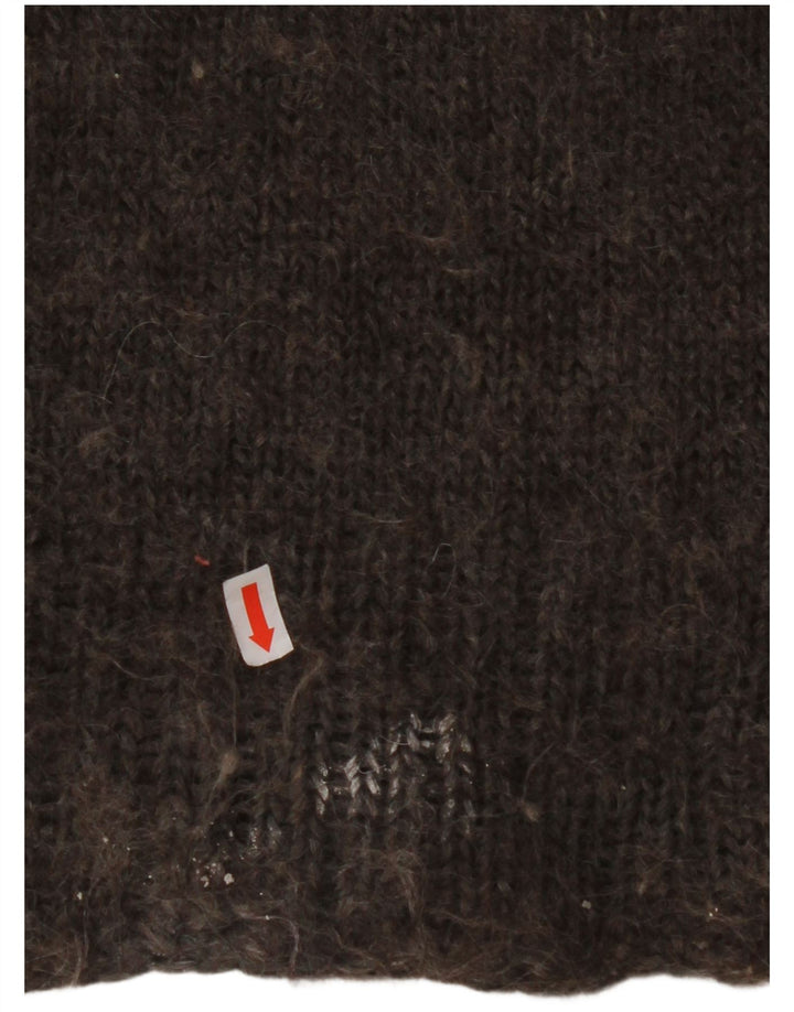 VINTAGE Débardeur pour homme Marron moyen Fair Isle