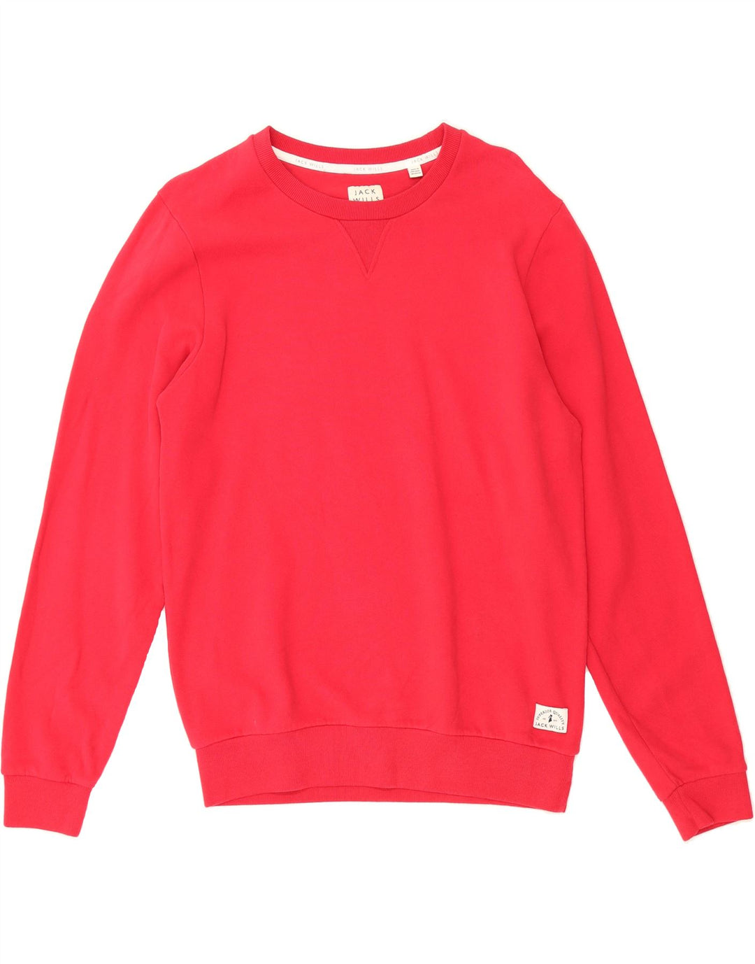 JACK WILLS Mens Sweatshirt Jumper Medium Red Cotton Vintage Jack Wills and Second-Hand Jack Wills from Messina Hembry 