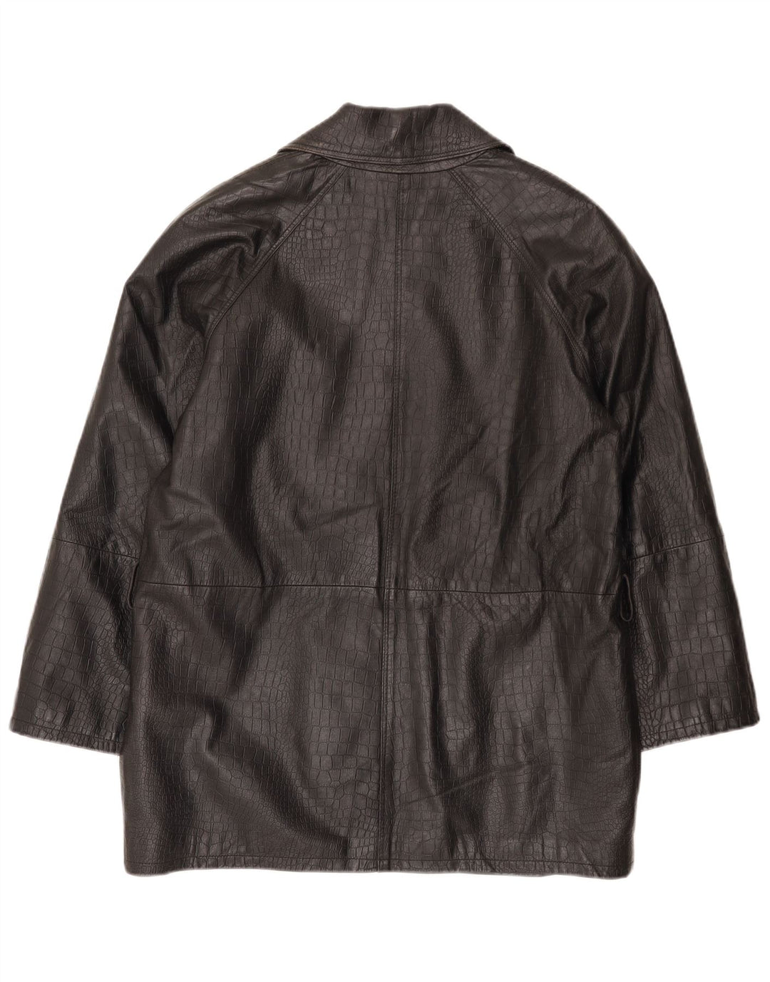 Conbipel Manteau Croisé Femme IT 40 Petit Imprimé Animal Noir