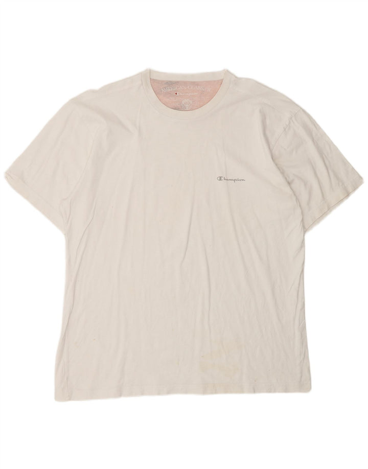 Champion T-Shirt Homme Haut 2XL Blanc