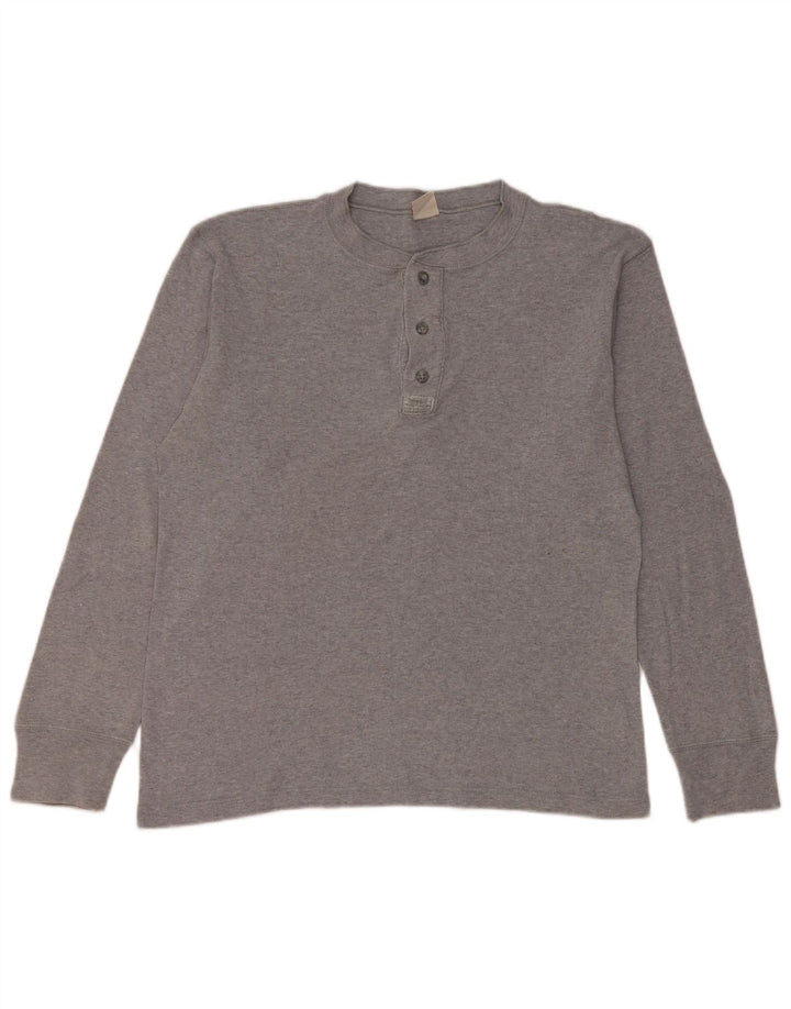 Levi's Haut à Manches Longues Homme Gris Coton Large