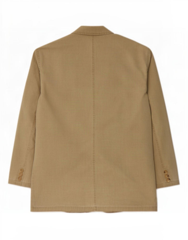 Camel Active Veste Blazer 2 Boutons Homme EU 50 Grand Kaki Coton