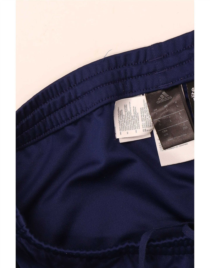 Adidas Pantalon de survêtement Climalite pour homme Large Bleu marine Polyester