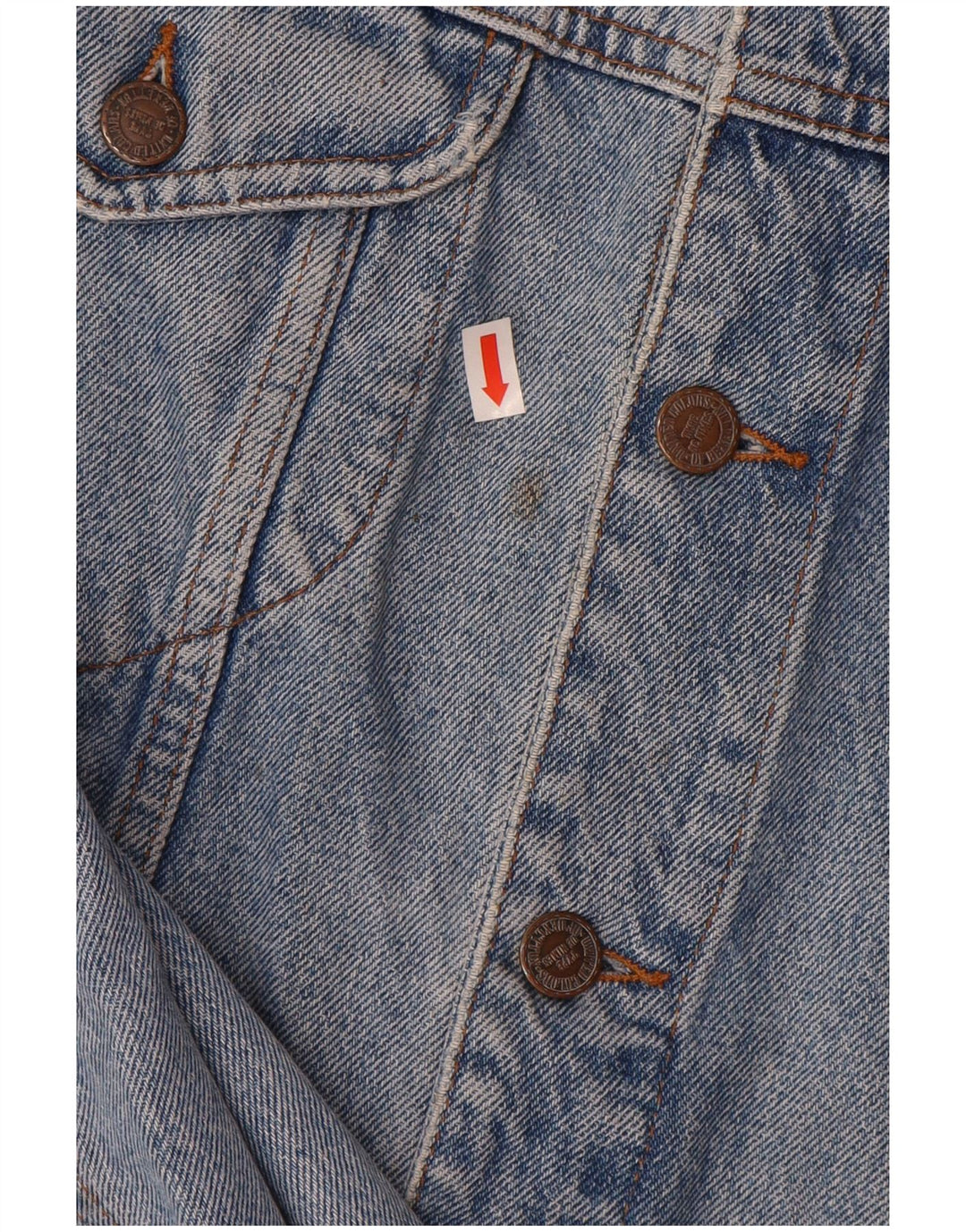 BENETTON Veste en Jean Homme IT 52 XL Bleu Coton