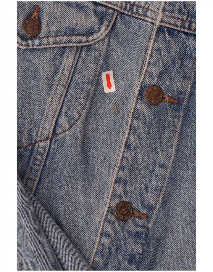 BENETTON Veste en Jean Homme IT 52 XL Bleu Coton