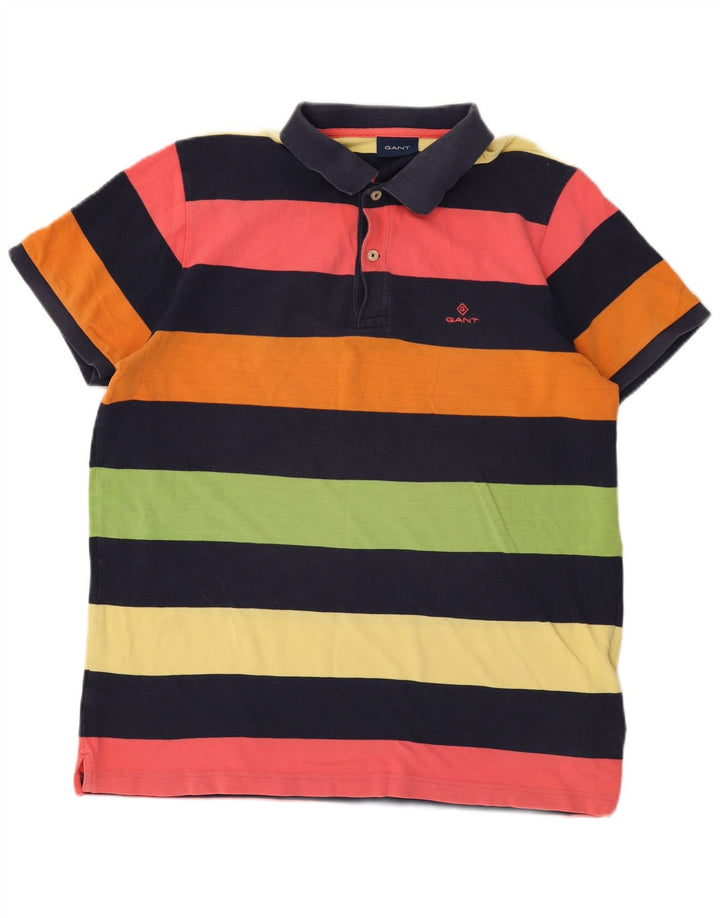 Gant Polo Rugby Homme Grand Coton Rayé Multicolore