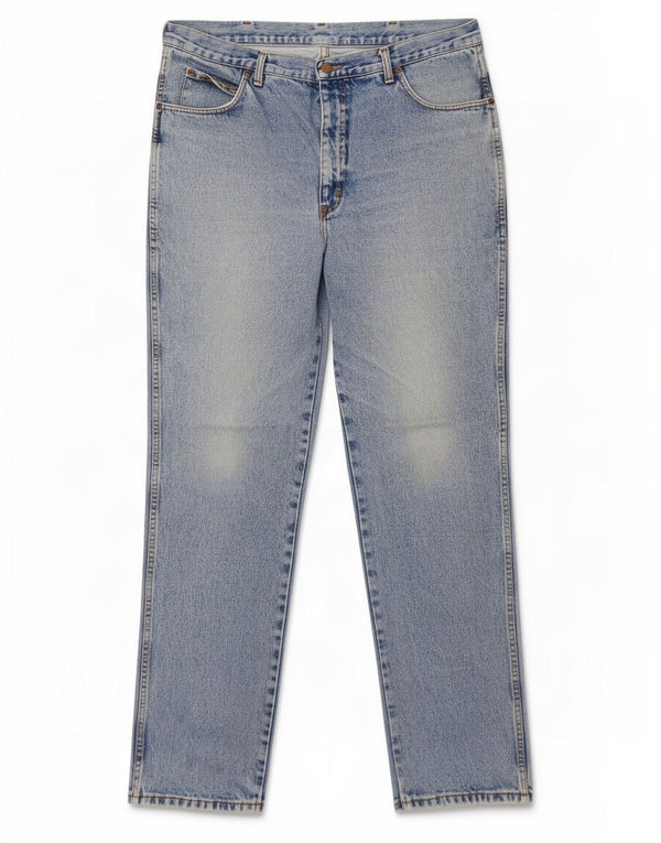 Wrangler Jean Droit IDAHO Homme W38 L34 Bleu Coton