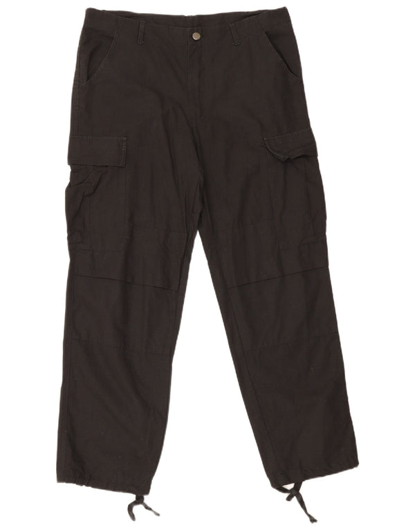 Carhartt Pantalon cargo droit pour homme Medium W32 L29 Noir Coton