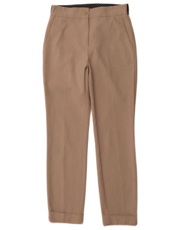 Pantalon Chino Fuselé Femme ZARA XS W24 L26 Coton Beige