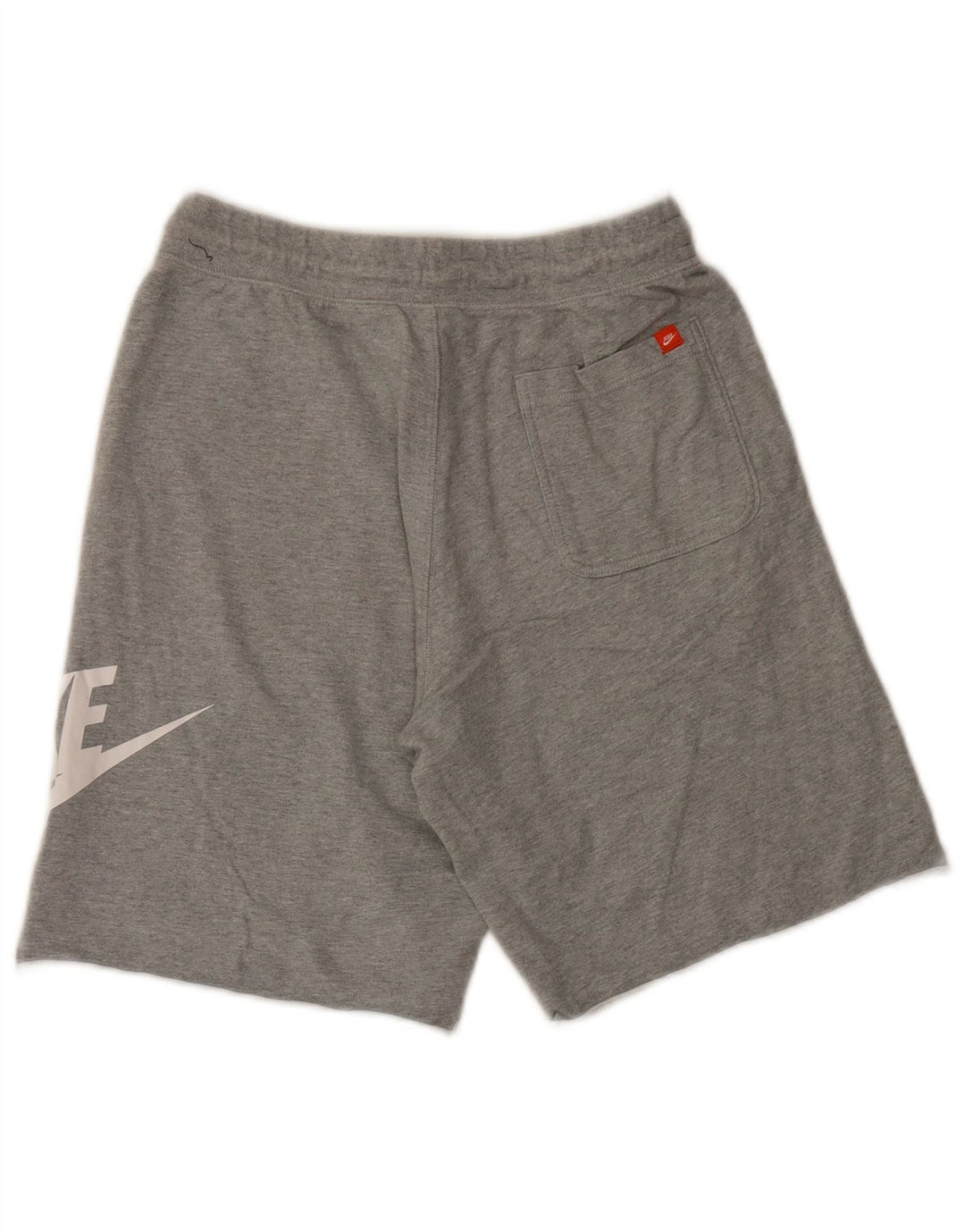 Nike Short de sport graphique en coton moucheté gris moyen