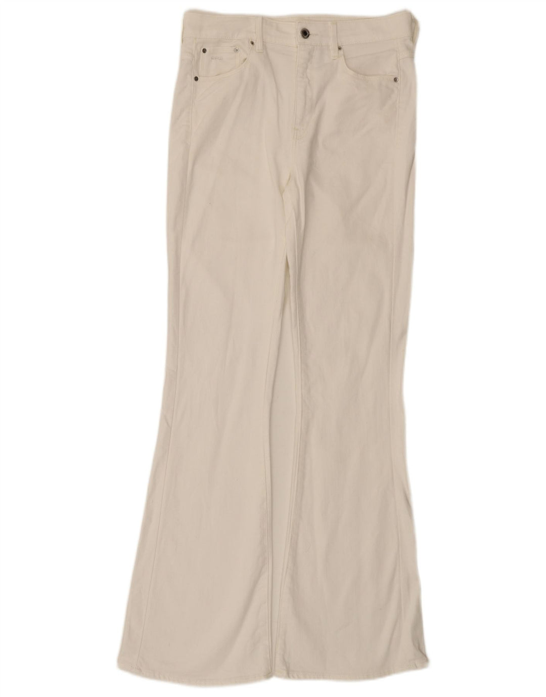 G-Star Femme 3301 Jean évasé taille haute W30 L33 Blanc