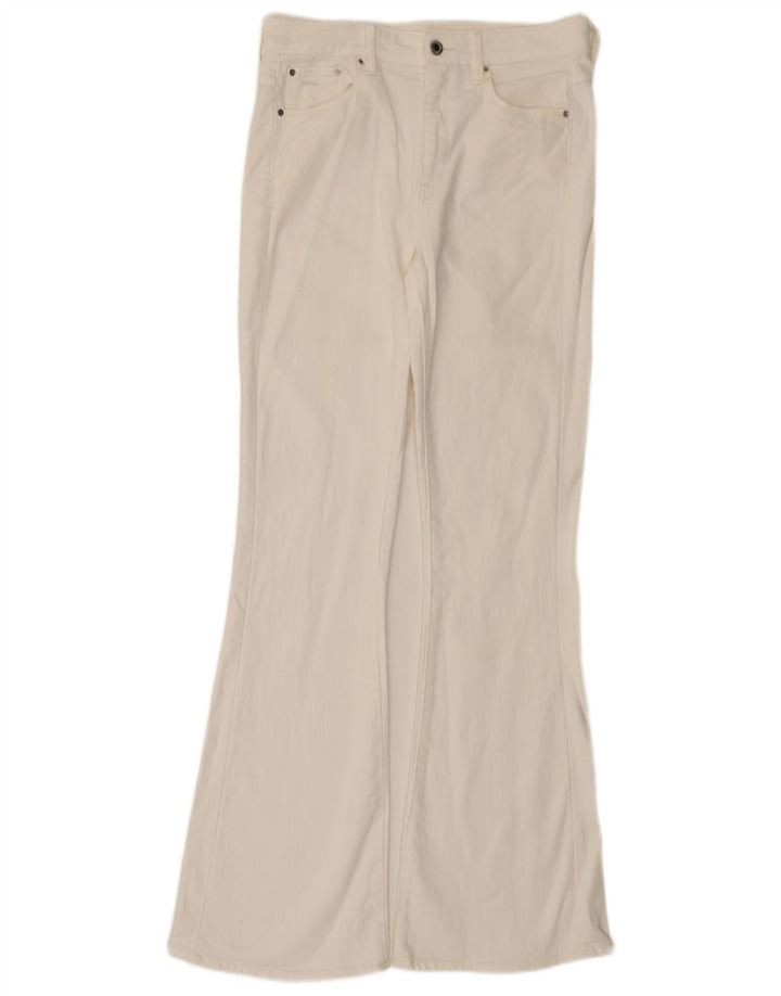 G-Star Femme 3301 Jean évasé taille haute W30 L33 Blanc