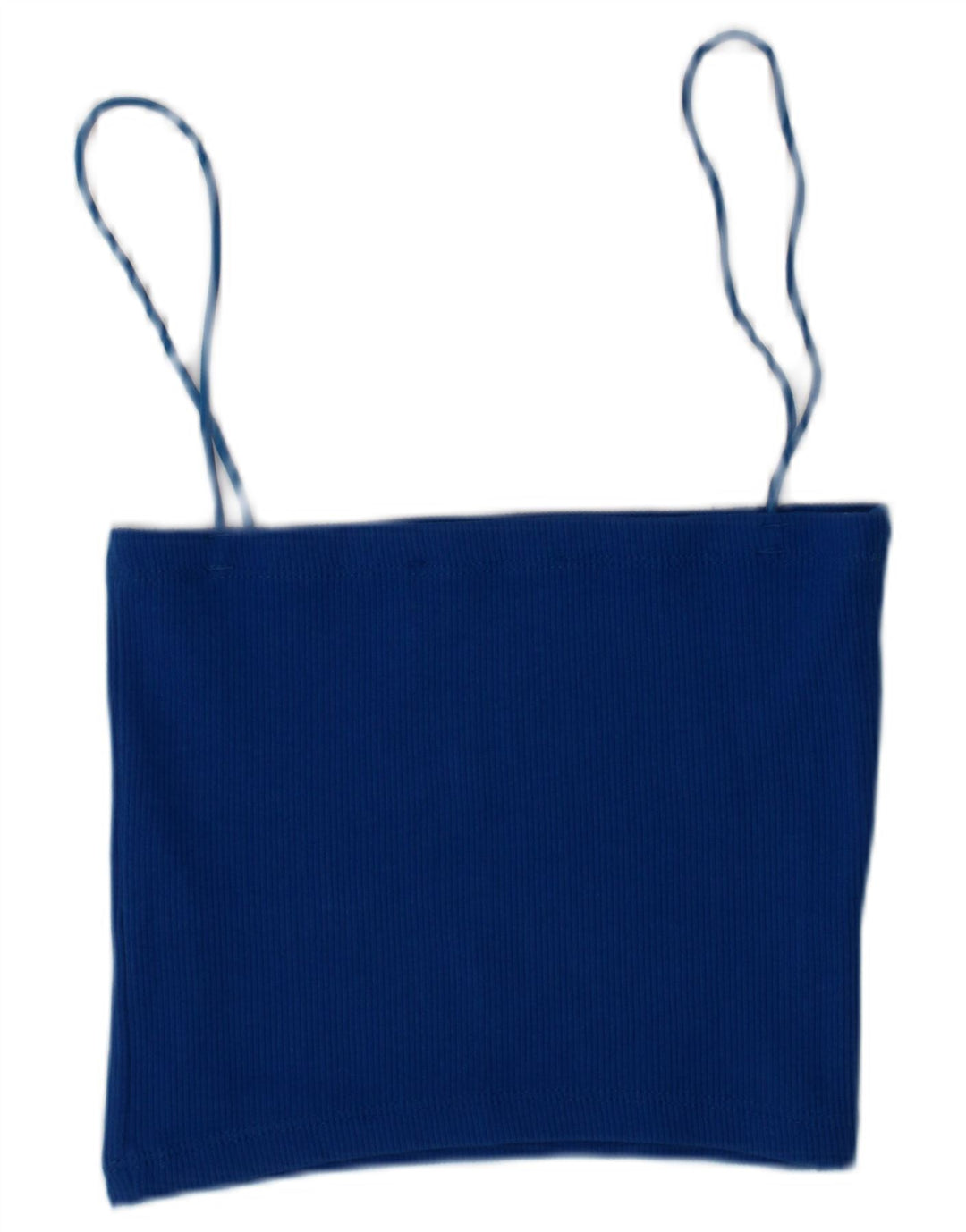 Zara Femme Bralette Cami Top Petit Bleu Coton