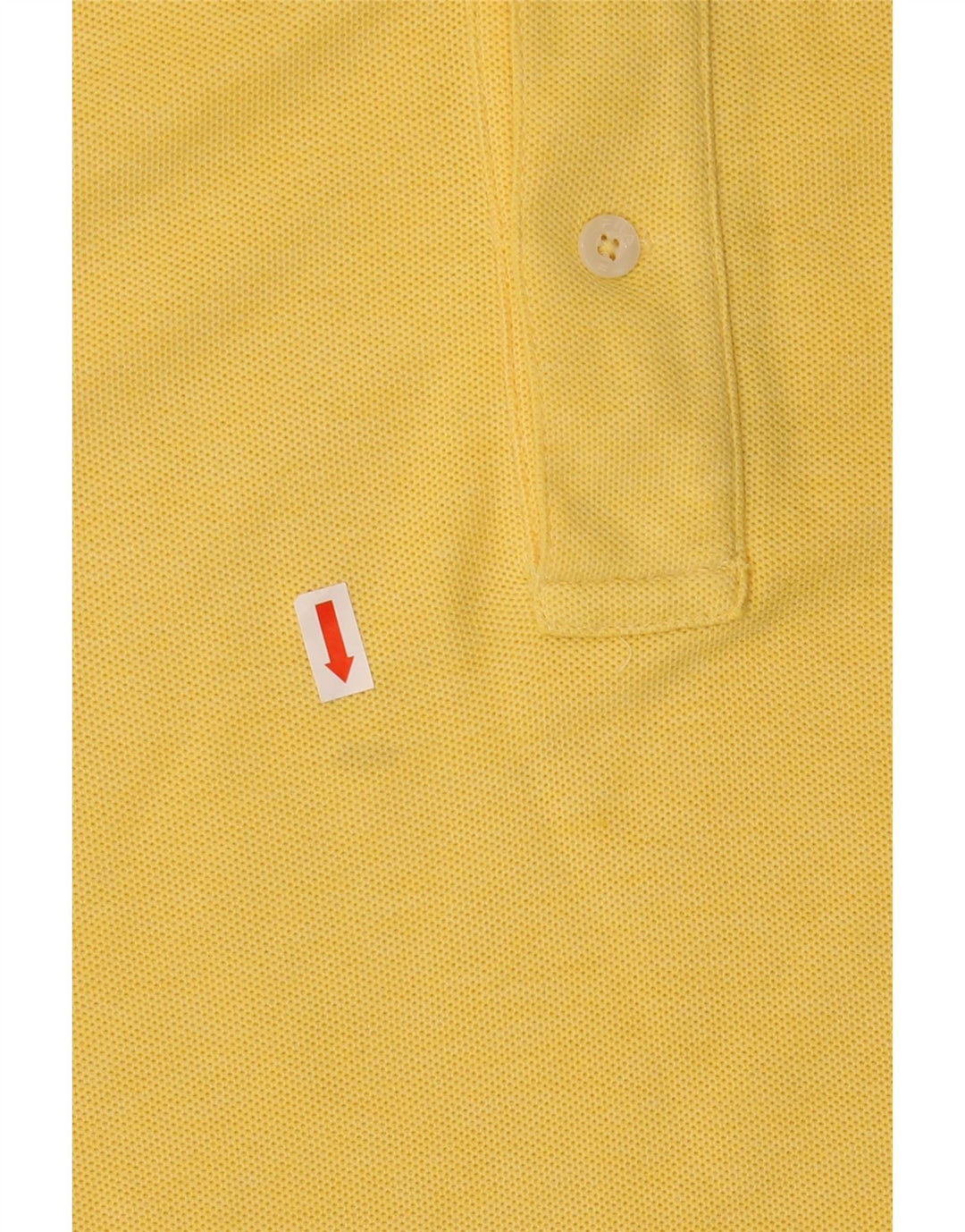 Fila Polo Homme IT 48 Coton Jaune Moyen