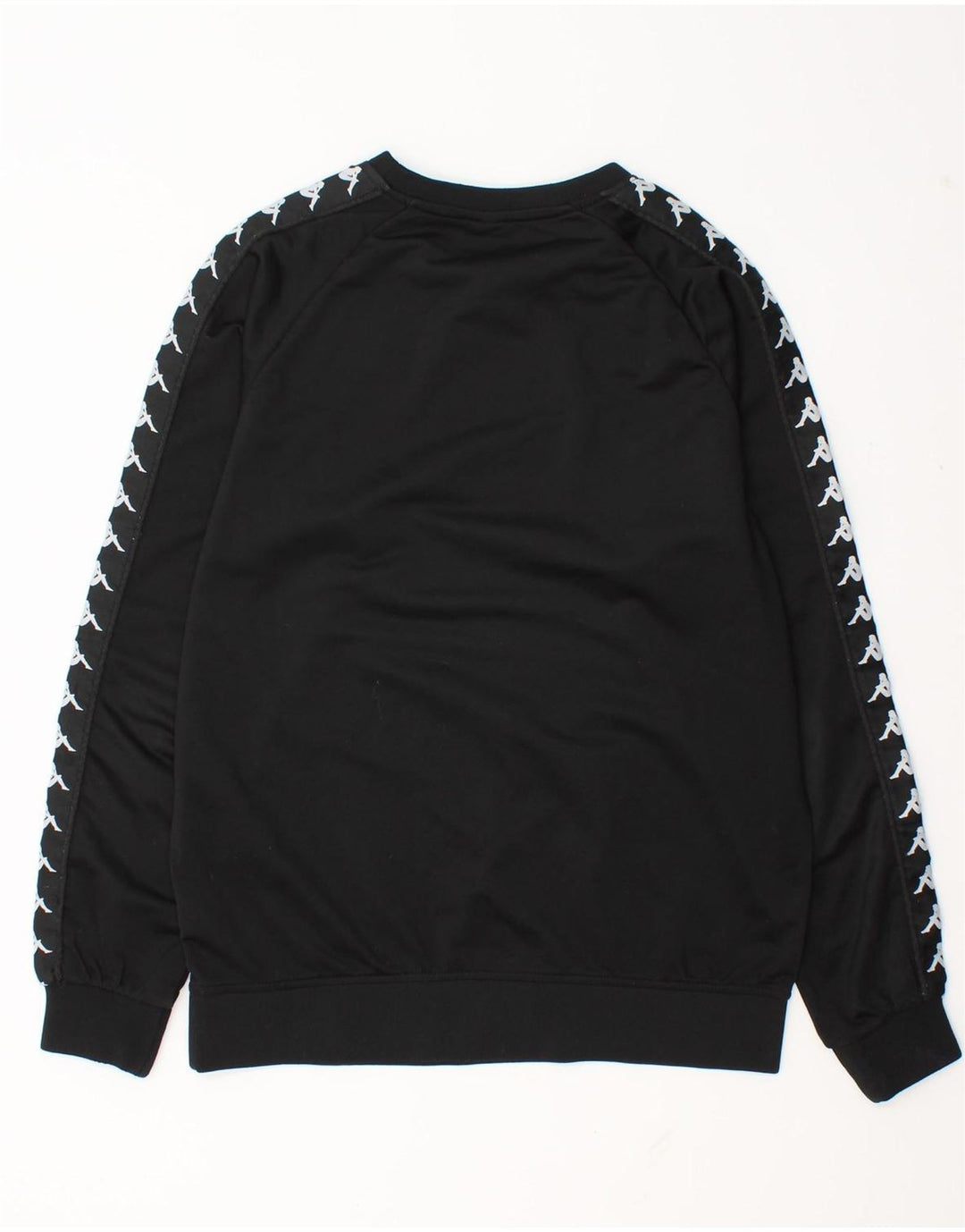 Kappa Sweat-shirt graphique pour homme Noir moyen Polyester
