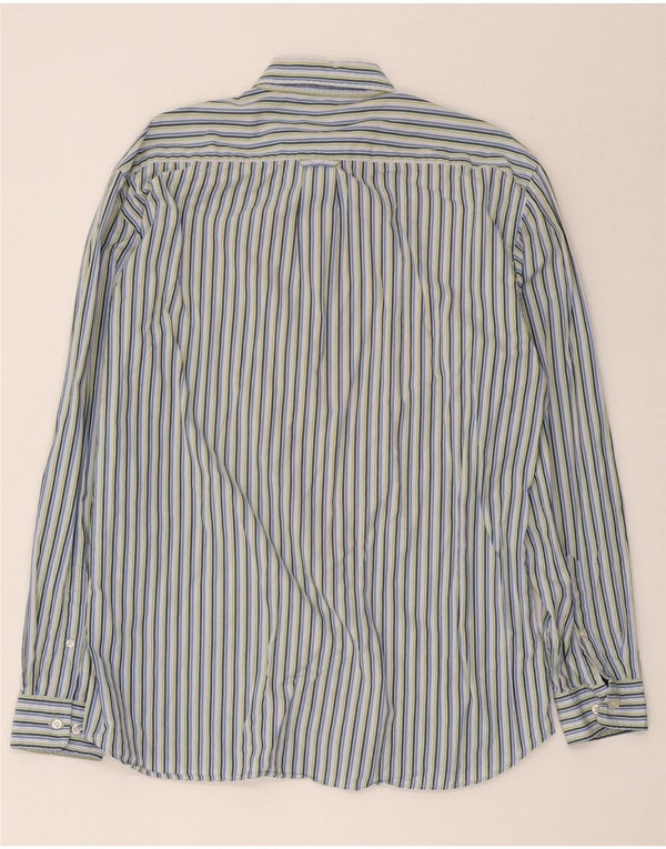 Gant Chemise Regular Fit Homme Bleu Rayé Coton