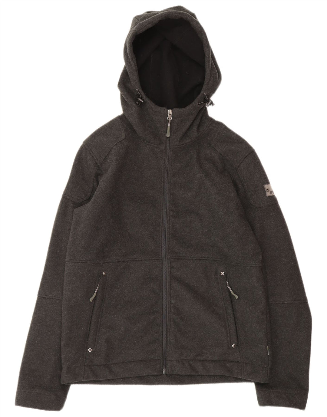 McKinley Veste bomber à capuche pour homme UK 40 Gris moyen Polyester