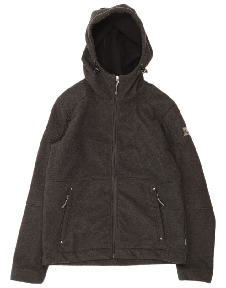 McKinley Veste bomber à capuche pour homme UK 40 Gris moyen Polyester
