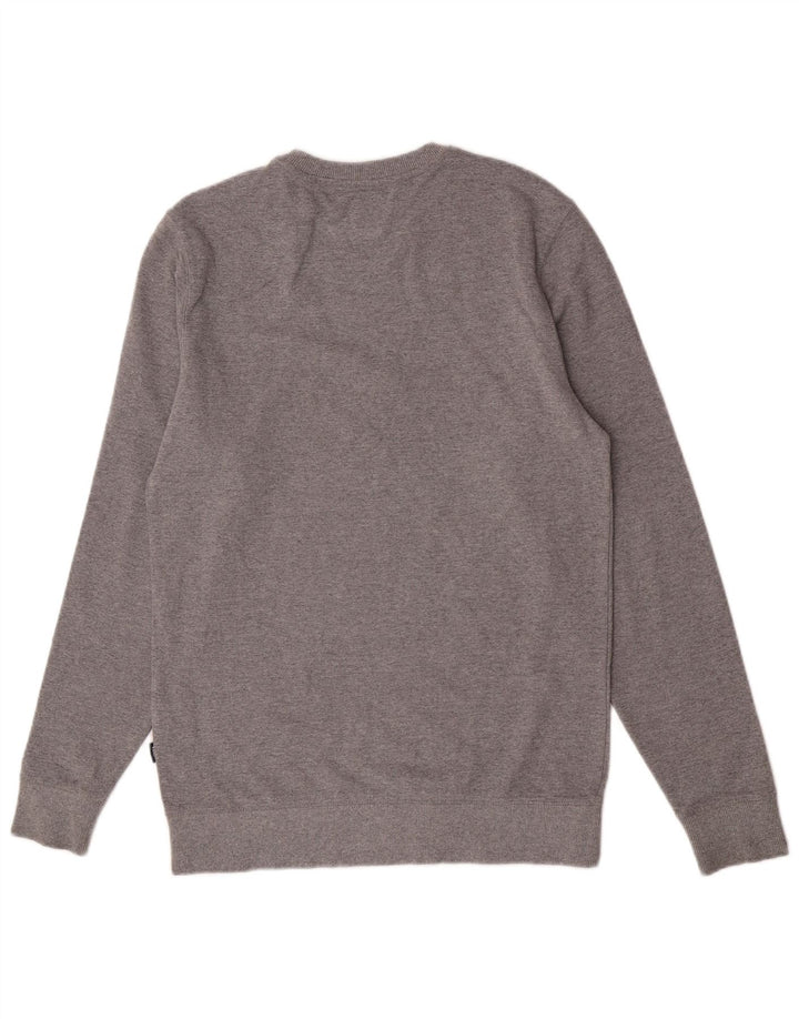 Vans Sweat-shirt graphique pour hommes, petit, gris, coton
