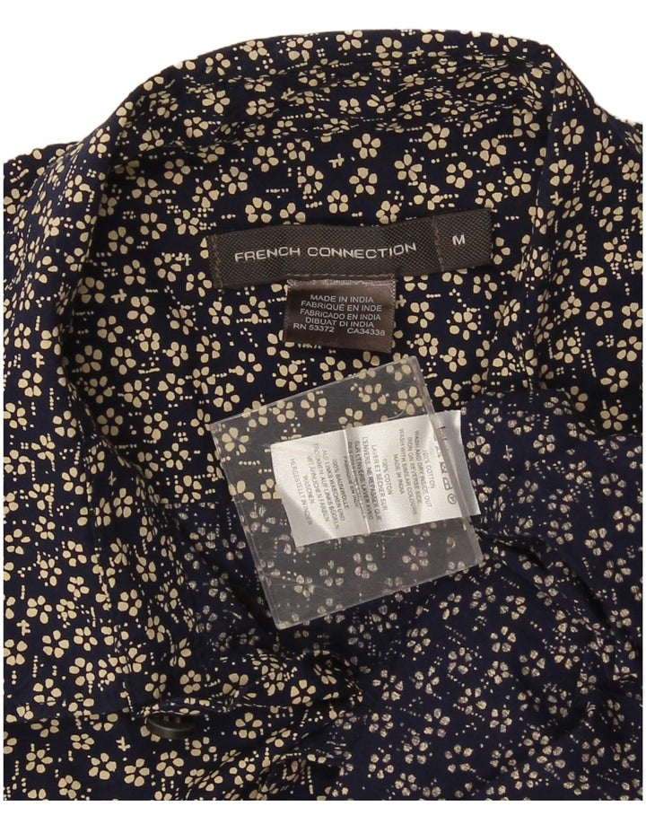 French Connection Chemise Homme Bleu Marine Moyen Floral Coton