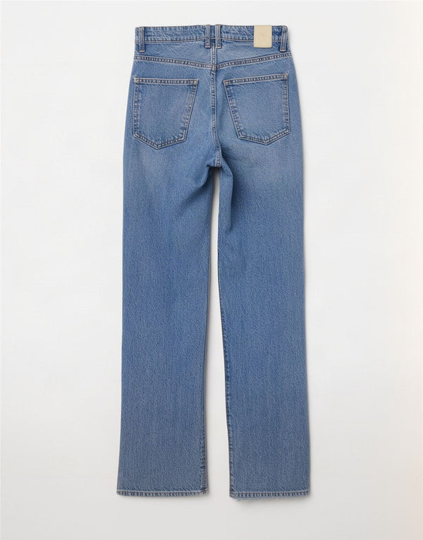 Zara Womens Straight Jeans EU 38 Small W28 L29 Blue Cotton