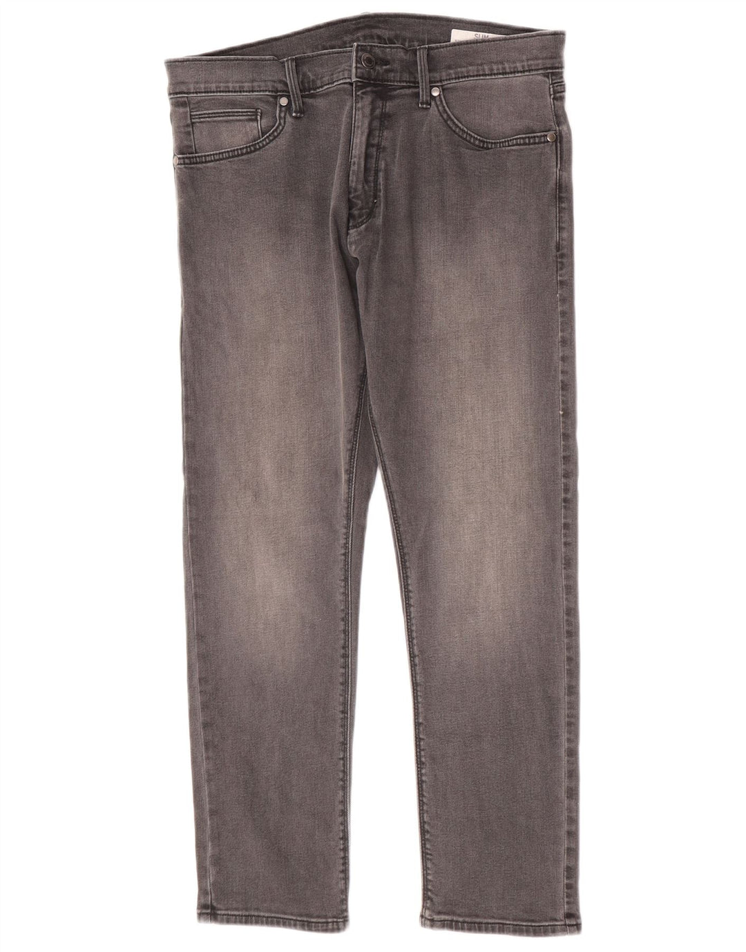 Marks & Spencer Jean Slim Homme W34 L29 Gris Coton