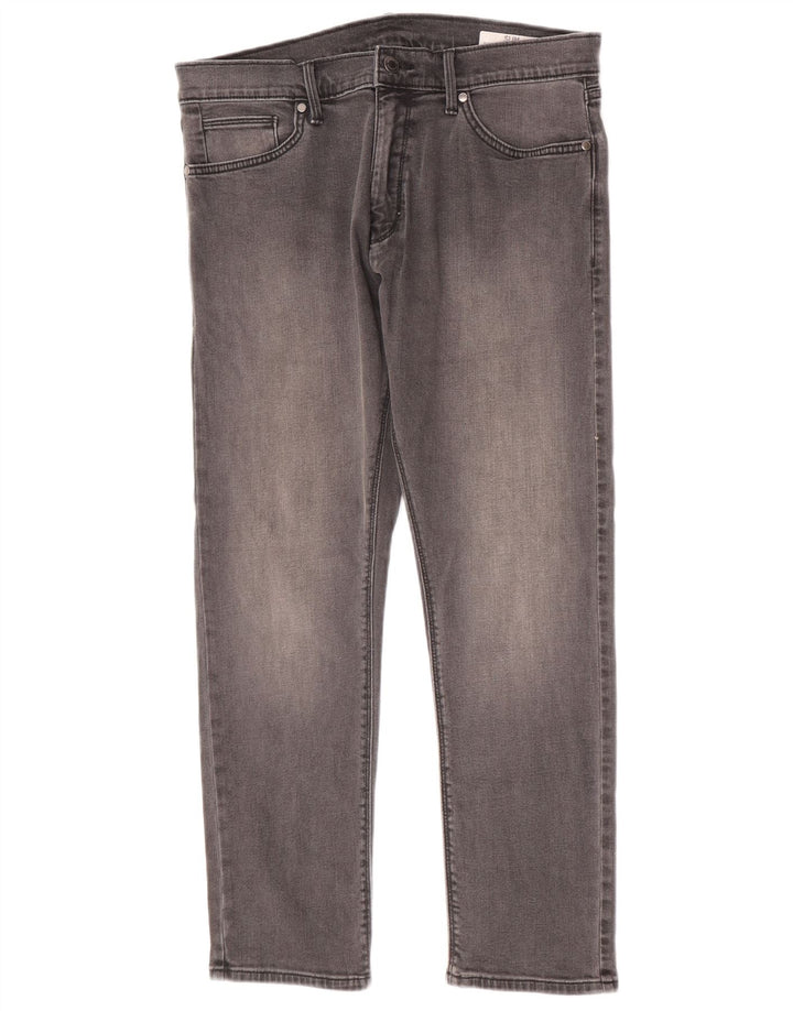 Marks & Spencer Jean Slim Homme W34 L29 Gris Coton