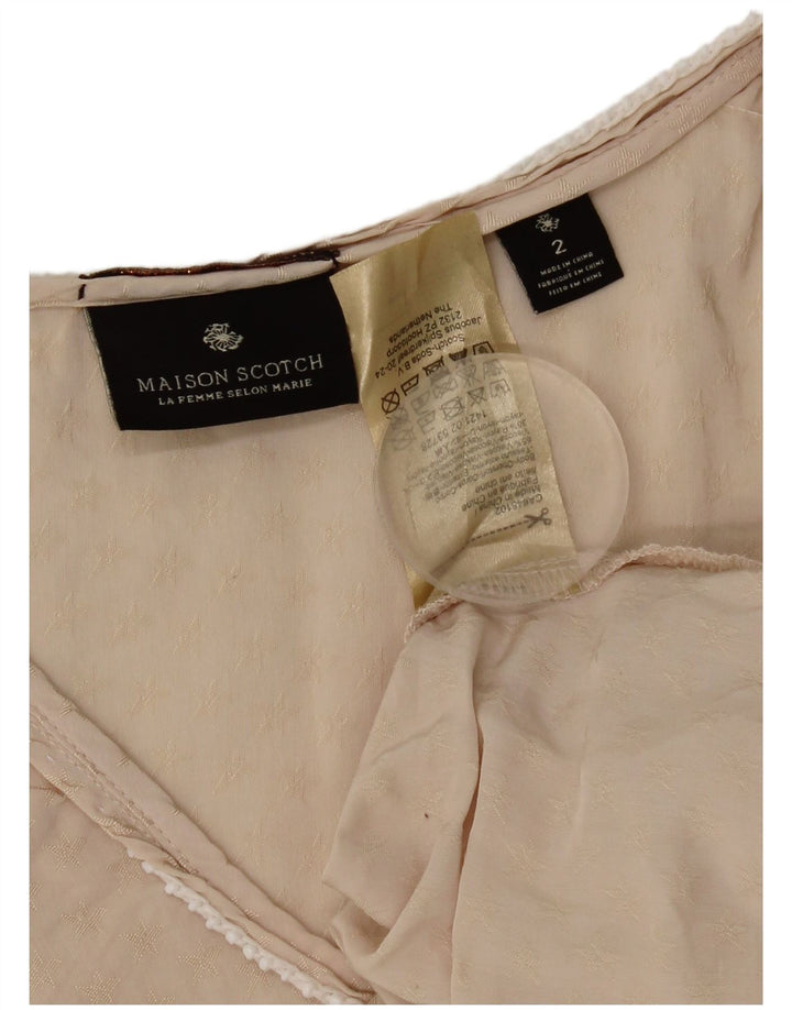 Maison Scotch Débardeur Oversize US 2 XS Beige Viscose |
