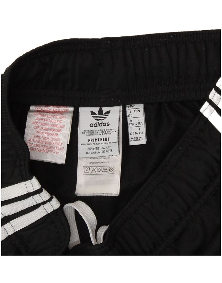 ADIDAS Pantalon de Survêtement Garçon Joggers 14-15 ans Noir Rayé Polyester