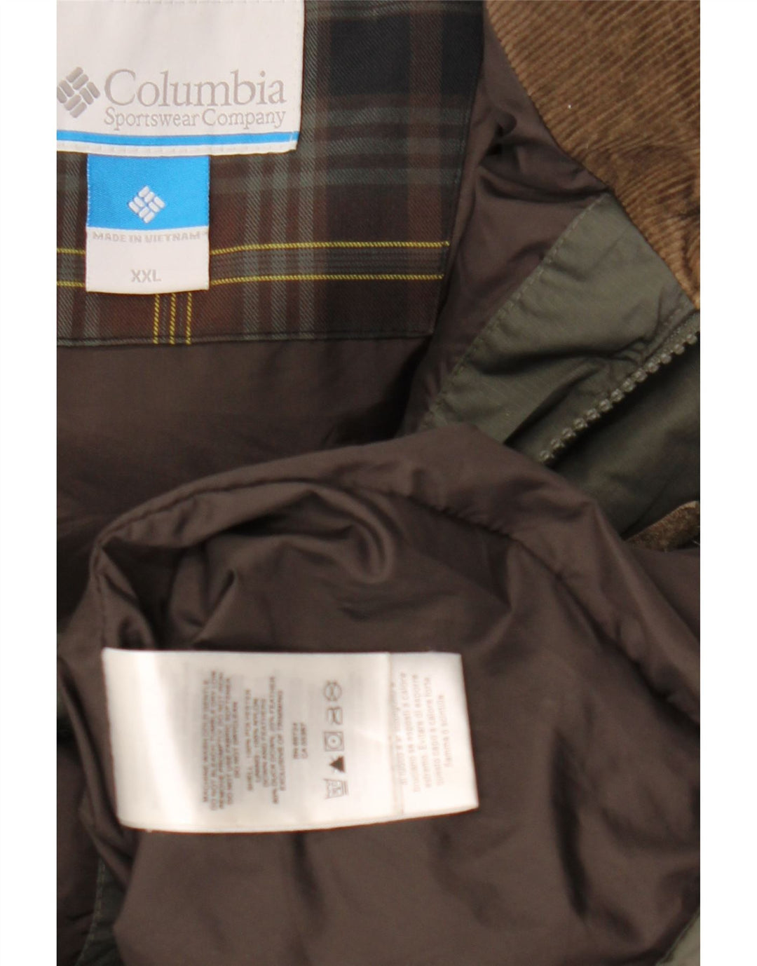 Columbia Gilet rembourré Omni-Shield pour homme UK 44 2XL Kaki Polyester