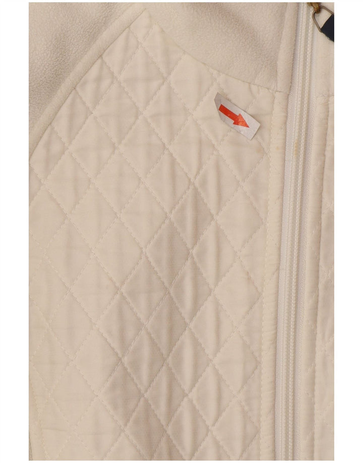 Musto Veste polaire pour femme UK 10 Small Blanc Polyester