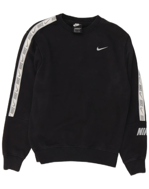 Nike Sweat-shirt graphique coupe standard pour homme XS Noir Colorblock