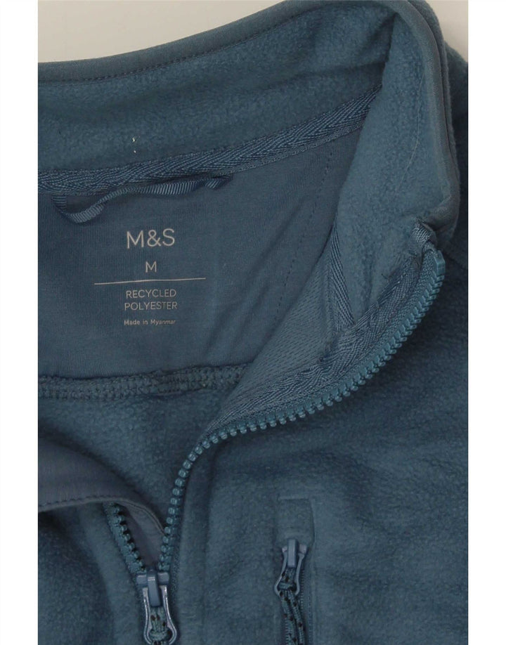 Marks & Spencer Veste polaire pour homme UK 38 Bleu moyen Polyester
