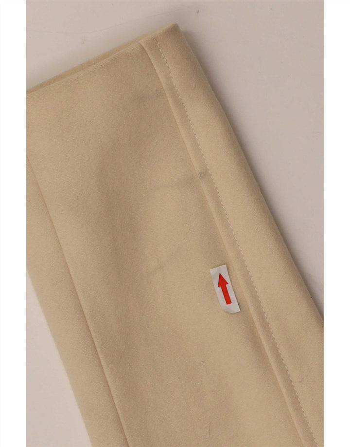 Benetton Pardessus Femme IT 44 Laine Blanc Cassé Moyen