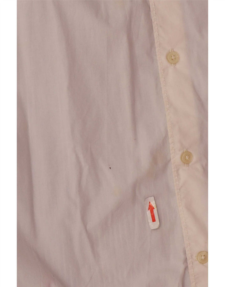 French Connection Chemise Homme Coton Colorblock Blanc Moyen