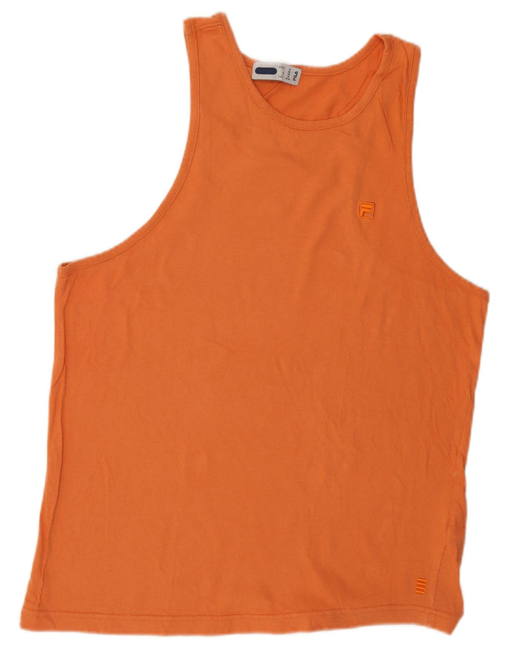 Fila Débardeur Homme IT 50 Coton Orange Moyen