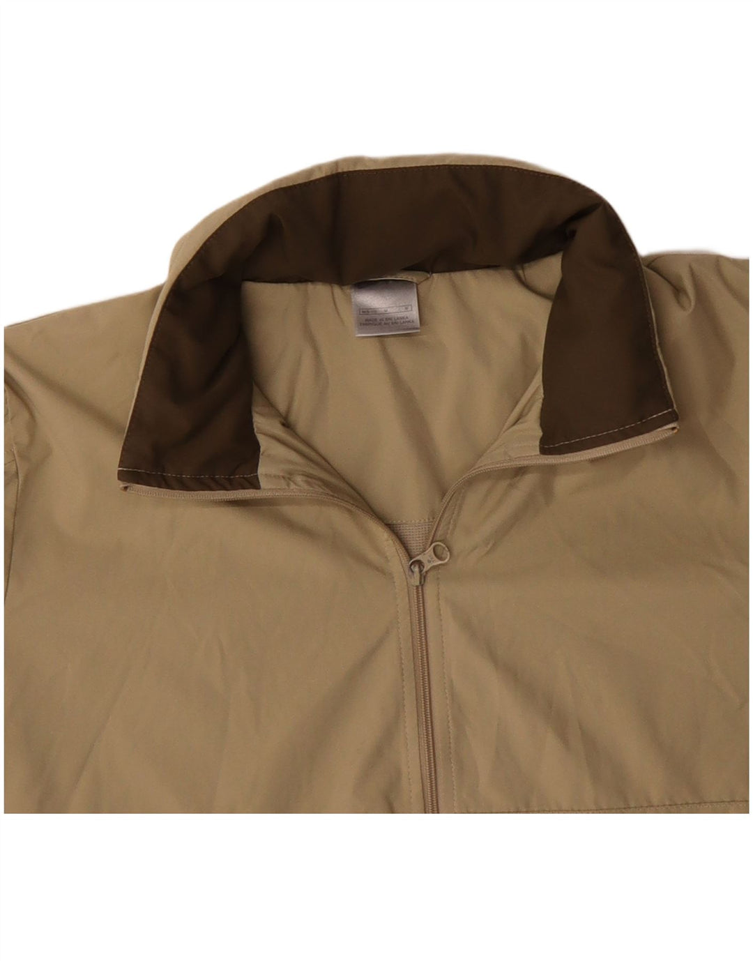 NIKE Veste de survêtement courte à capuche pour femme US 8/10 Beige moyen