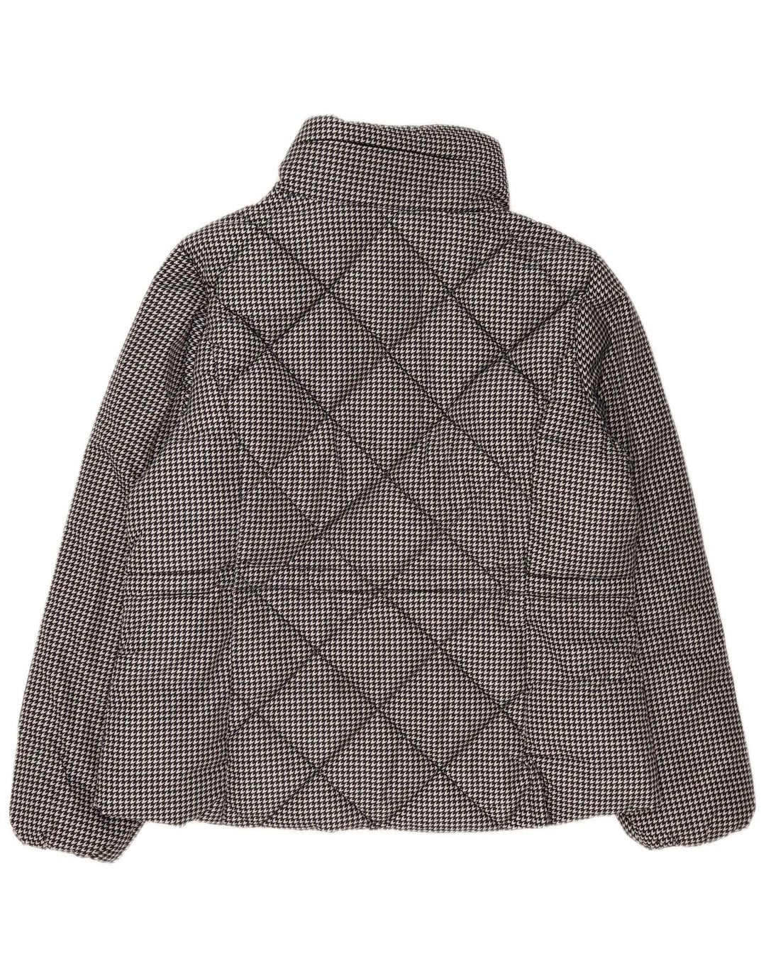 Marks & Spencer Veste matelassée pour femme UK 16 Large pied-de-poule noir