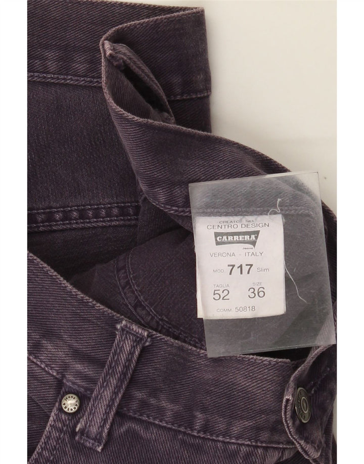 Carrera Jeans Droit W36 L29 Violet Coton Homme