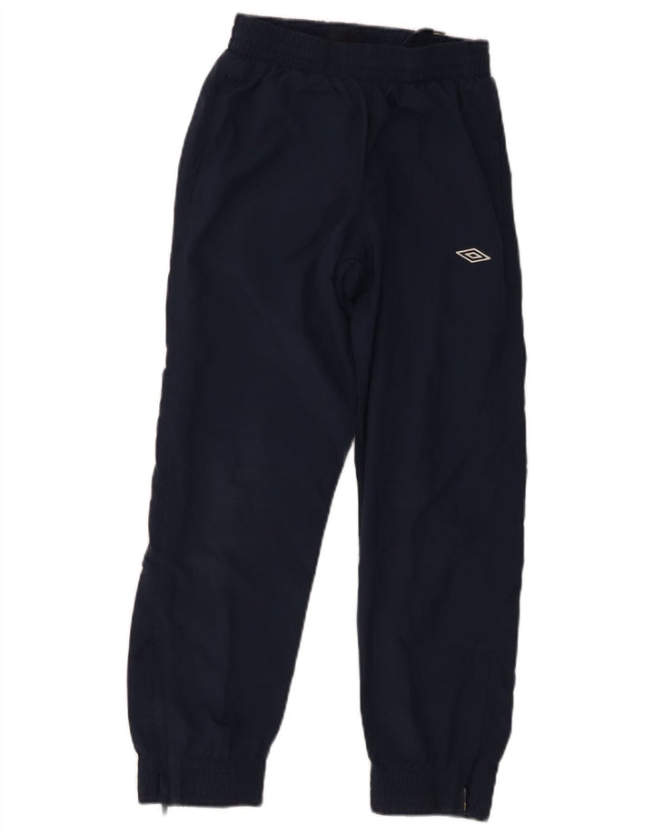 Umbro Pantalon de survêtement garçon 9-10 ans Bleu marine Polyester