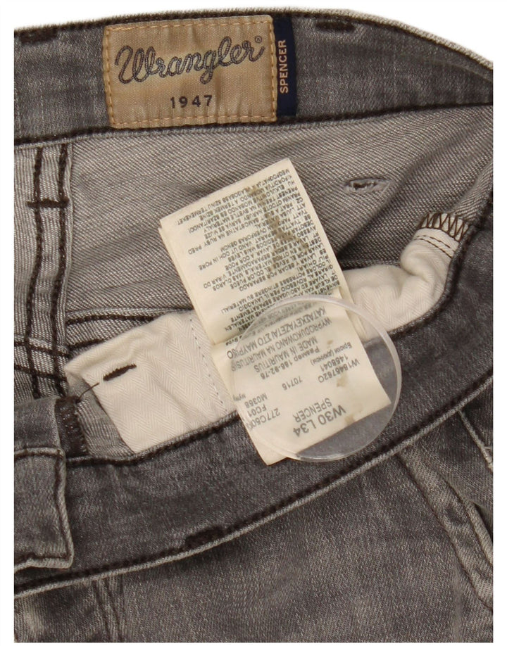 Wrangler Jean Slim Spencer Homme W30 L34 Gris Coton