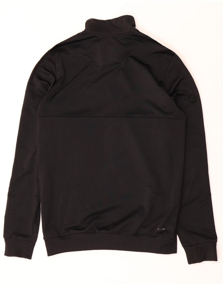 ADIDAS Veste de survêtement Climalite Garçon 15-16 ans Noir Polyester