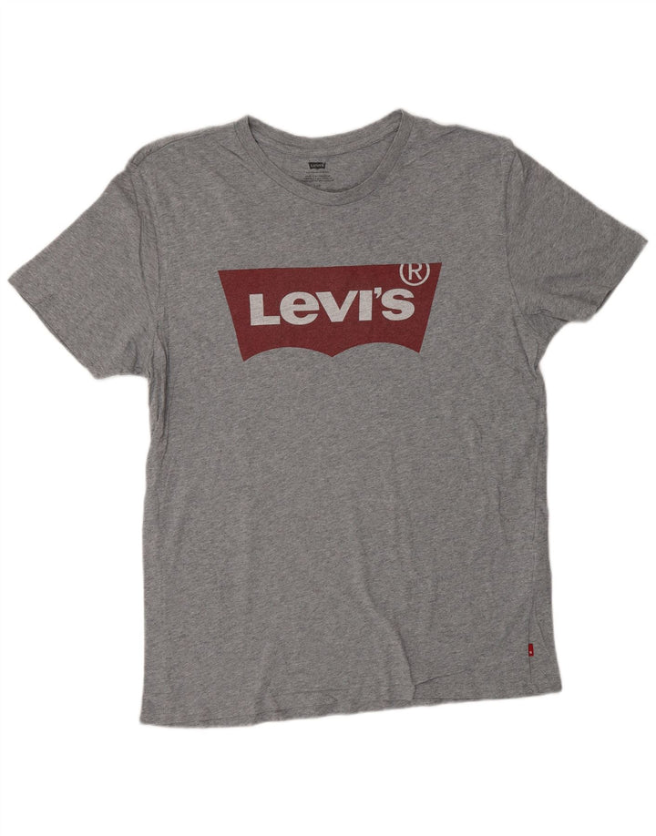 LEVI'S T-Shirt Graphique Homme Grand Gris