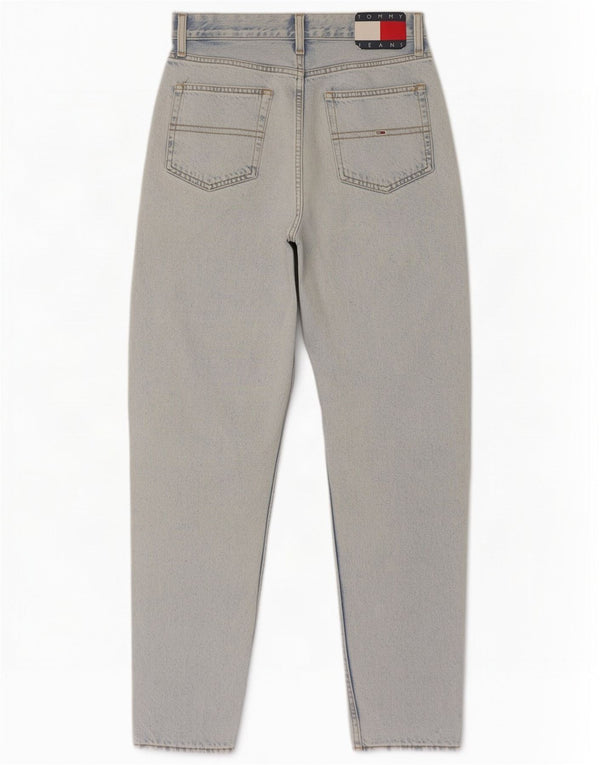 Tommy Hilfiger Jean Mom fuselé taille ultra haute pour femme W27 L28 Bleu