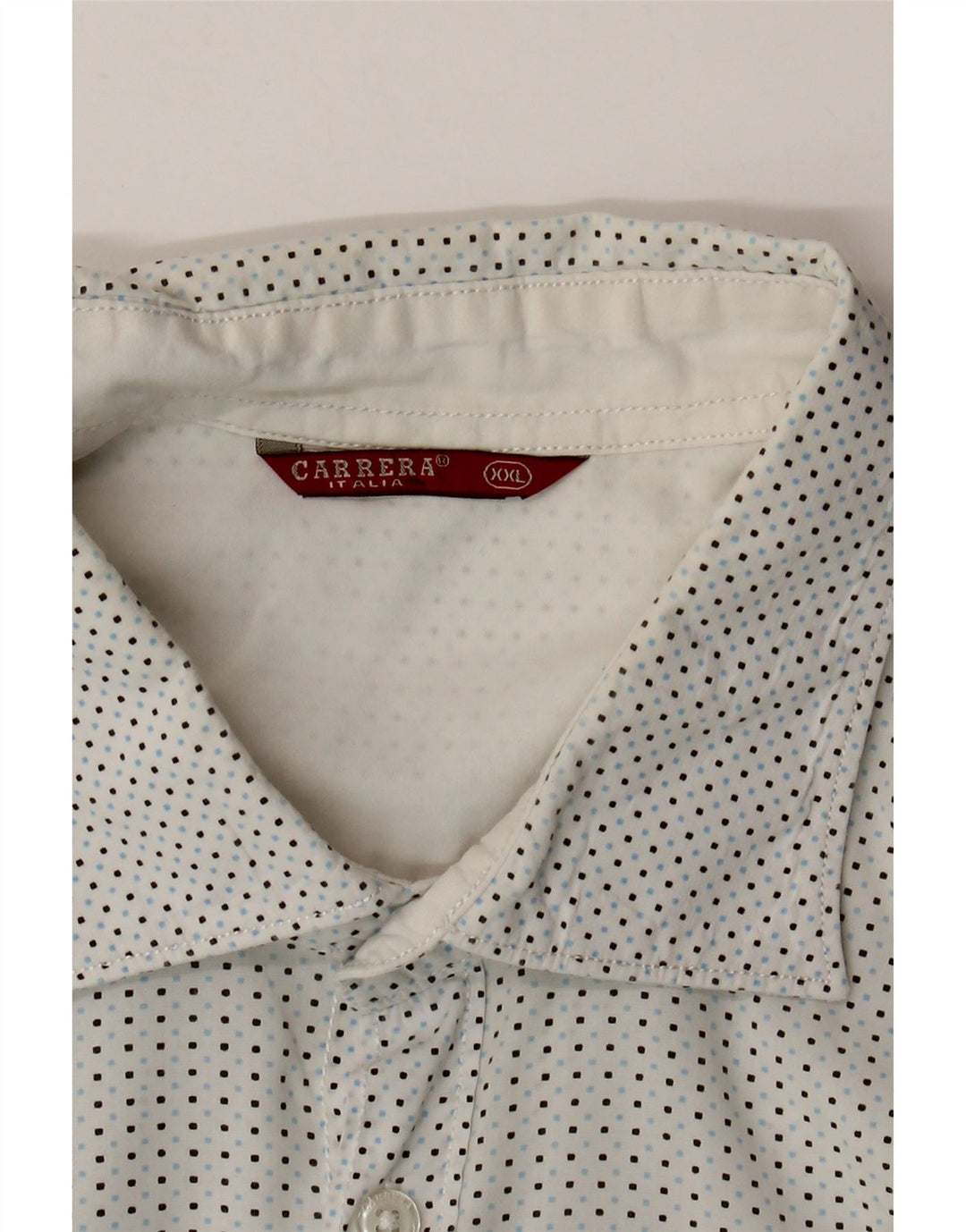CARRERA Chemise Homme 2XL Blanc Taché