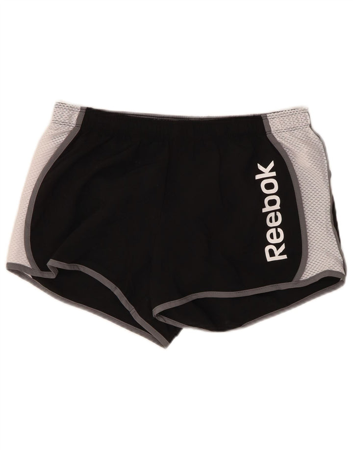 REEBOK Short de Sport Graphique Homme Petit Noir Colourblock