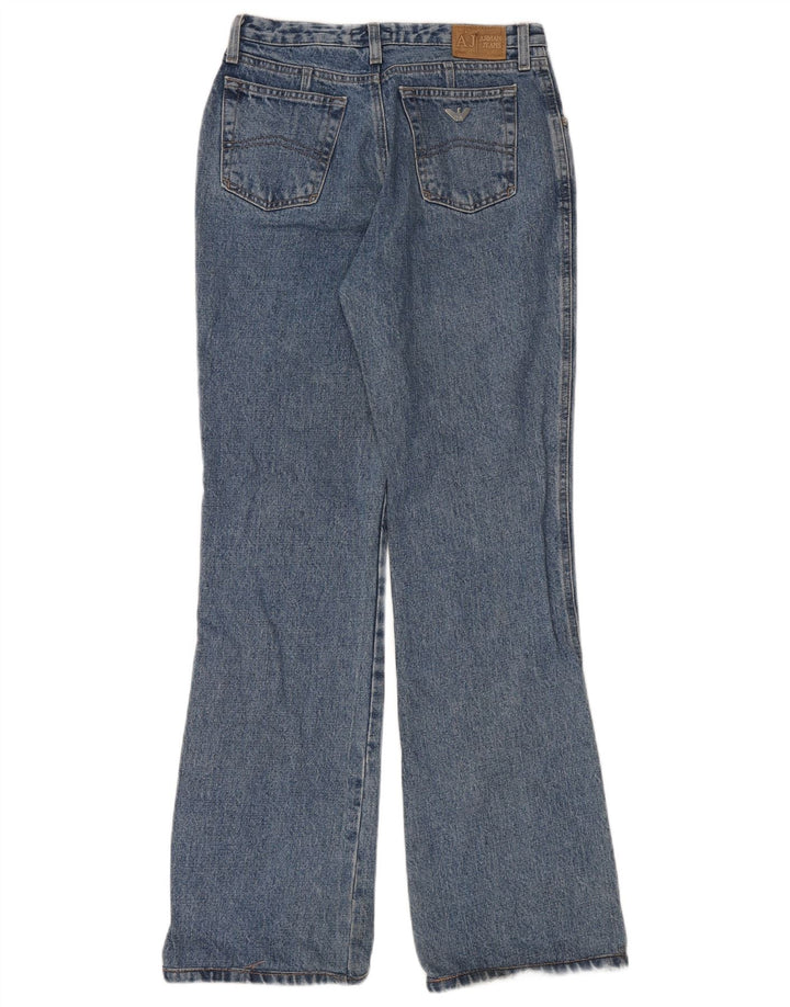 Armani Femme Jean Évasé W28 L32 Bleu Coton